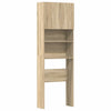 Mueble lavadora Vidaxx 64x24x190 cm acabado madera y color roble sonoma