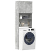 Vidaxx mueble para lavadora 64x24x190 cm madera contrachapada hormigón gris