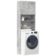 Vidaxx mueble para lavadora 64x24x190 cm madera contrachapada hormigón gris