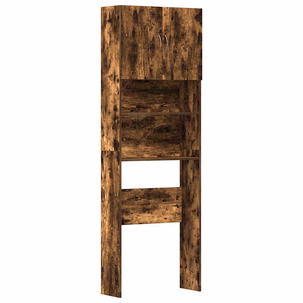 Mueble para lavadora Vidaxx 64x24x190 cm madera procesada, roble ahumado