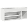 Vidaxl schoenenbank 102x30,5x45 cm bewerkt hout wit