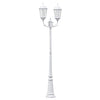 Vidaxl tuinverlichting wit 68 x 20 x 235 cm aluminium en glas