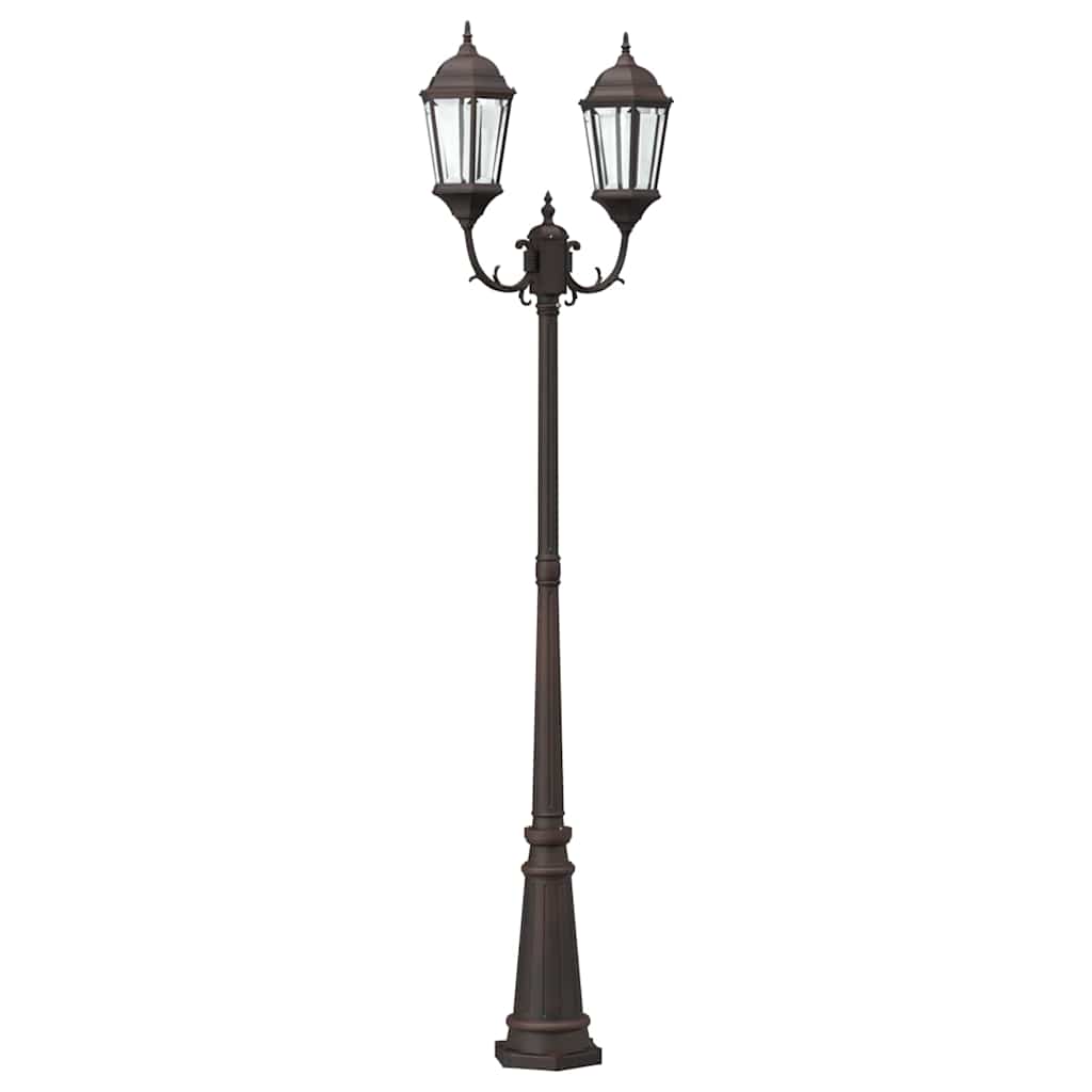 Illuminazione da giardino VidaXL bronzo 68 x 20 x 235 cm alluminio e vetro