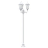 Illuminazione da giardino Vidaxx bianca 57 x 49 x 241 cm in alluminio e vetro