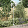 Vidaxl tuinverlichting wit 68 x 20 x 235 cm aluminium en glas