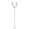 Vidaxl tuinverlichting wit 68 x 20 x 235 cm aluminium en glas
