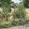 Illuminazione da giardino VidaXL bronzo 68 x 20 x 235 cm alluminio e vetro