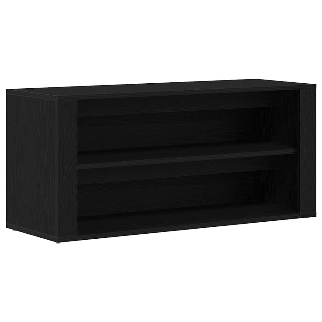 Vidaxx banco zapatero 100x35x45 cm acabado madera roble negro