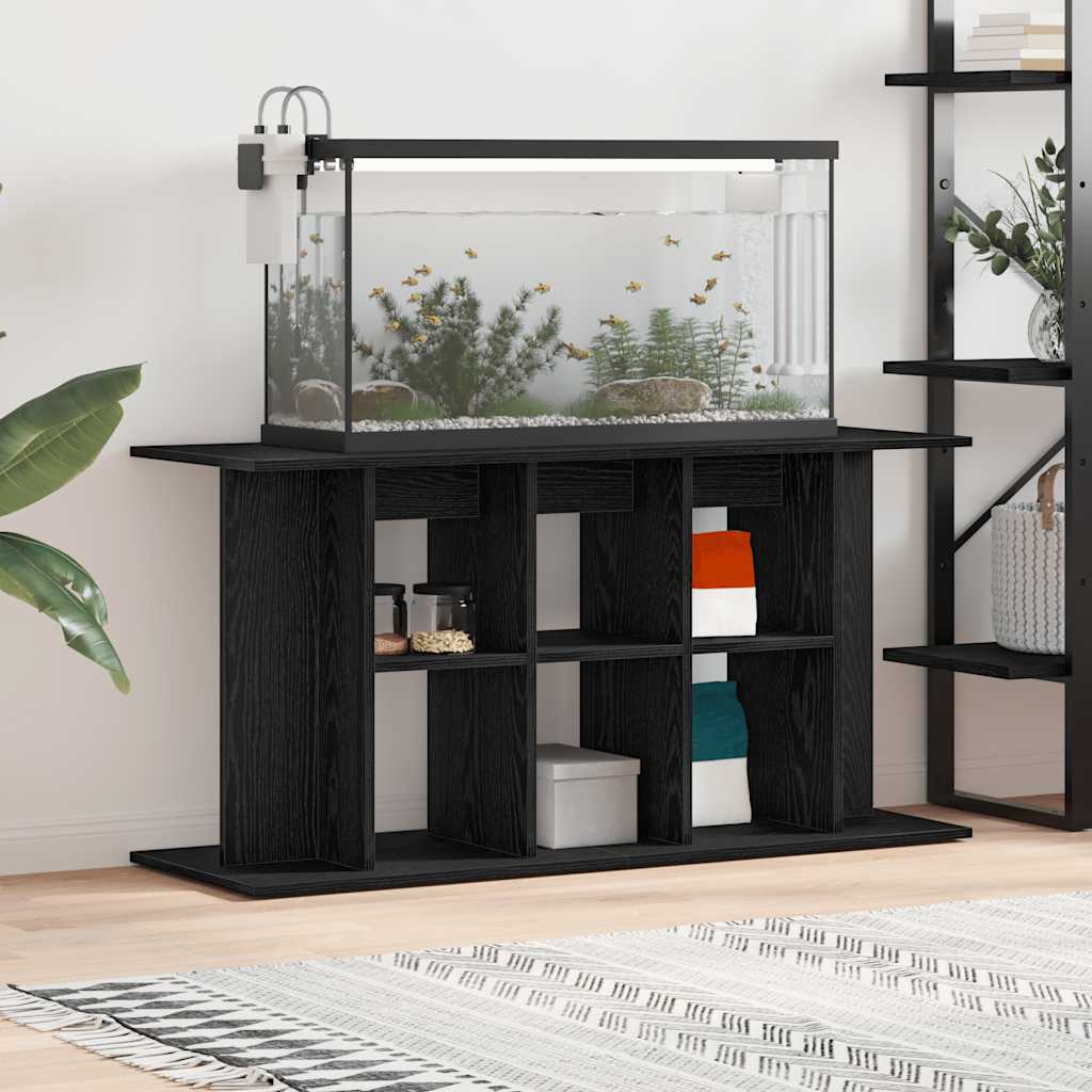 Supporto per acquario Vidaxx rovere nero 120x40x60 cm in legno composito