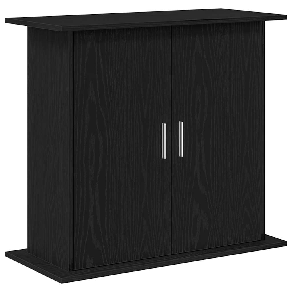Supporto per acquario Vidaxx rovere nero 81x36x73 cm in legno composito