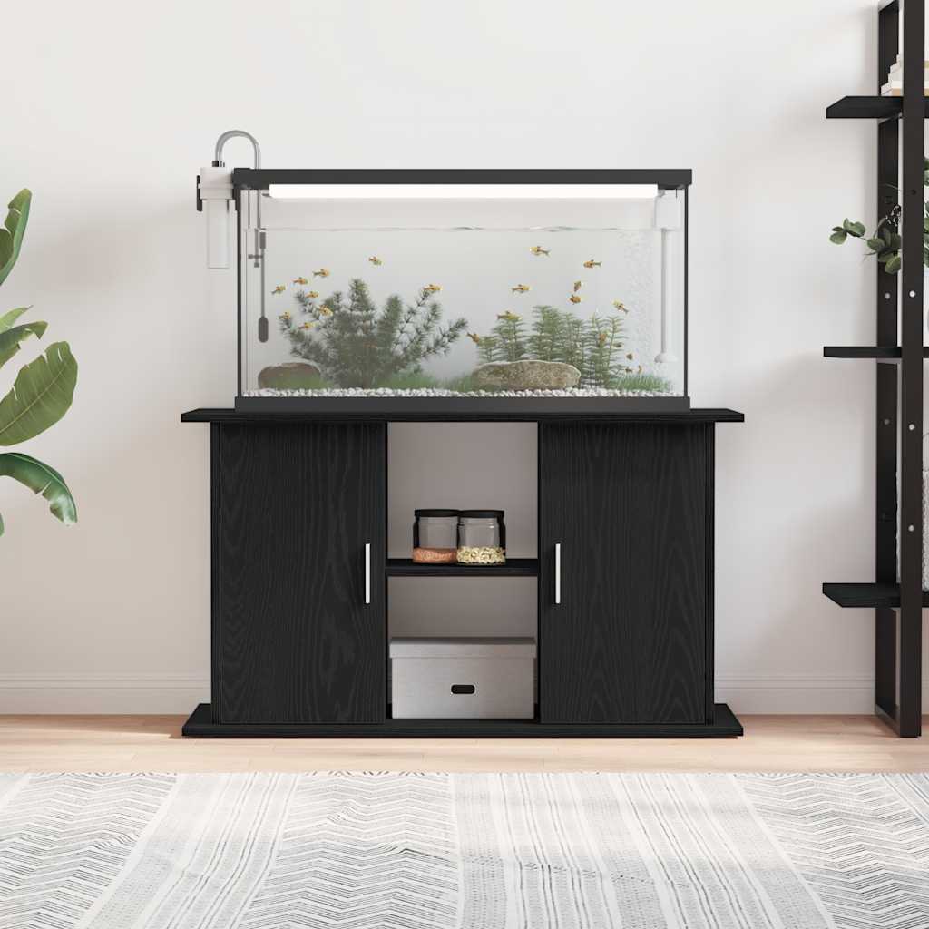Supporto per acquario Vidaxx rovere nero 101x41x58 cm in legno composito