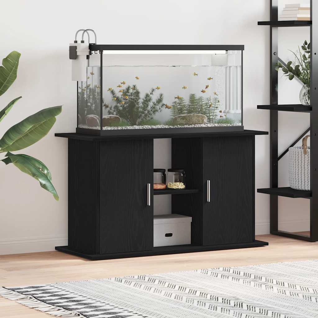 Supporto per acquario Vidaxx rovere nero 101x41x58 cm in legno composito