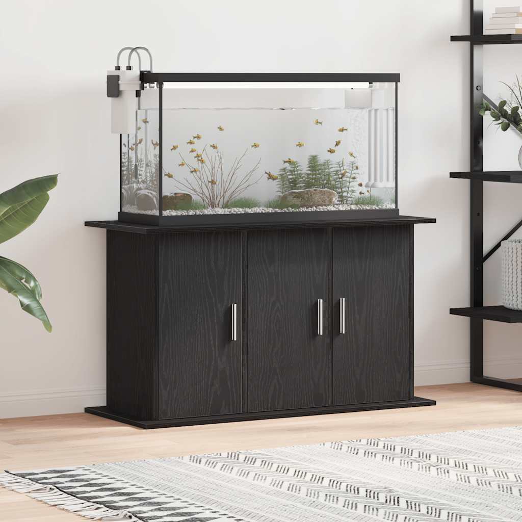 Supporto per acquario Vidaxx rovere nero 101x41x58 cm in legno composito