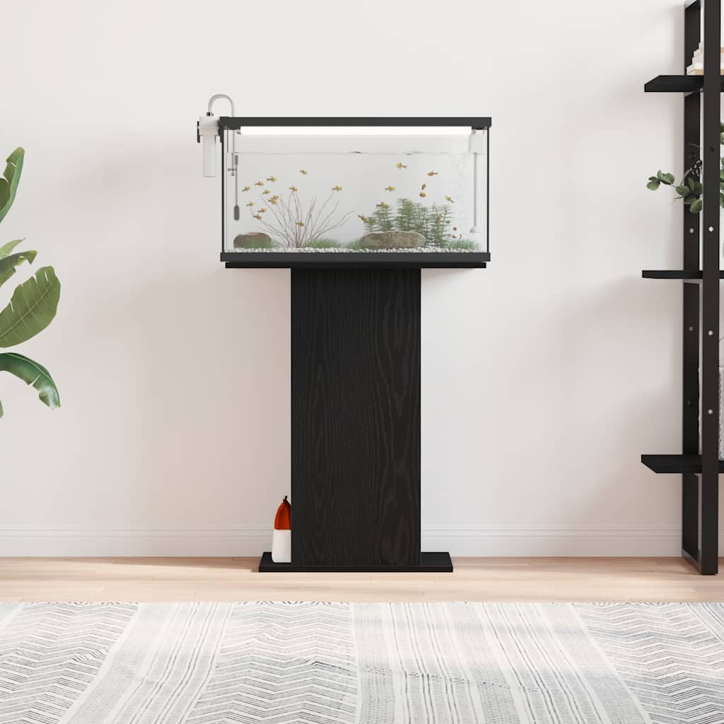 Vidaxx soporte para acuario 60,5x36x72,5 cm aglomerado roble negro