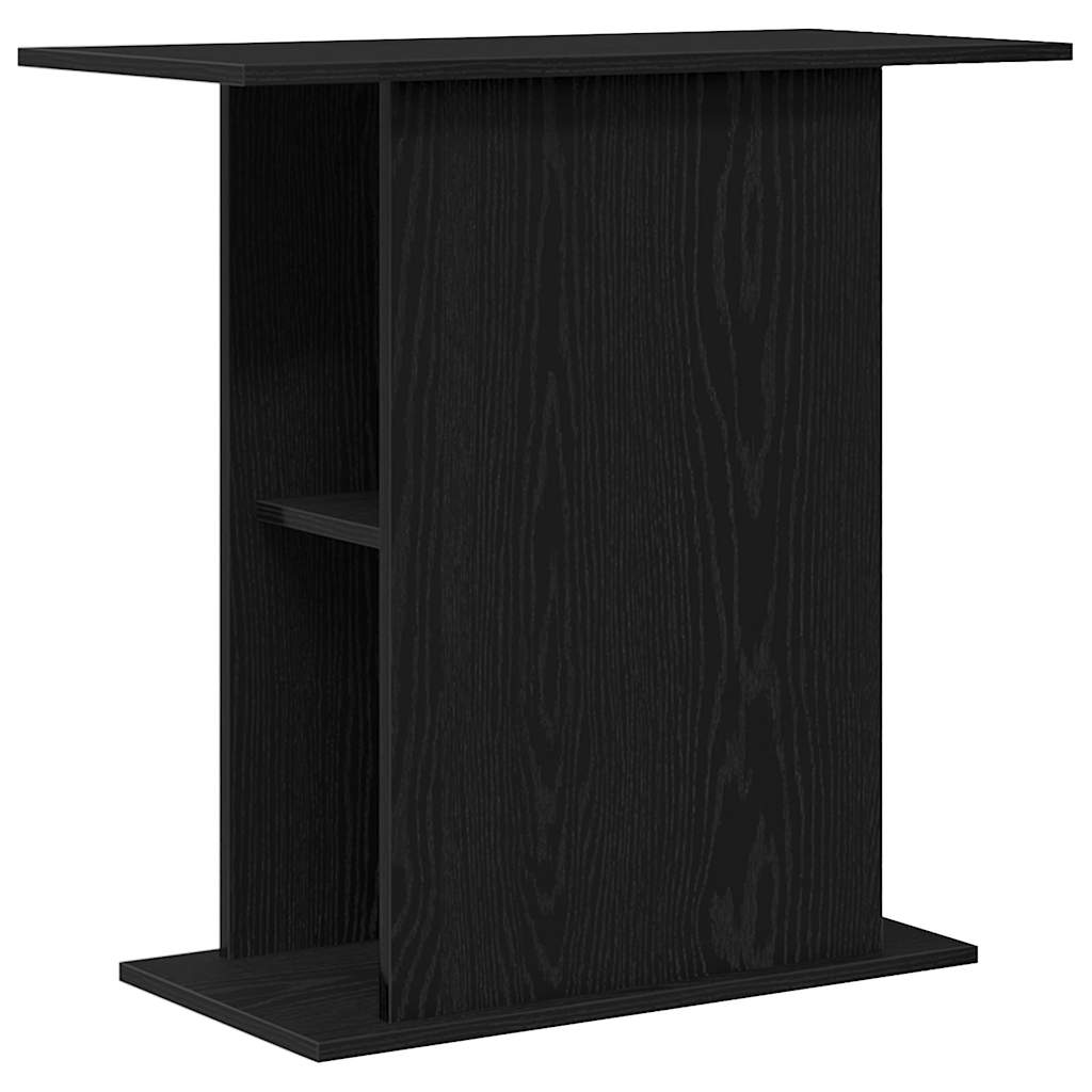 Supporto per acquario Vidaxx rovere nero 75x36x72,5 cm in legno composito