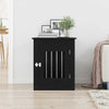 Mueble jaula para perros vidaxxl 55x75x65 cm acabado madera roble negro