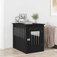 Mueble jaula para perros vidaxxl 55x80x68 cm acabado madera roble negro