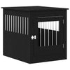 Mobili per trasportini per cani Vidaxxl 64,5x80x71 cm in multistrato color rovere nero