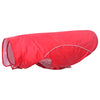 Vidaxxl impermeable para perros con tiras reflectantes poliéster rojo 3xl