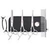 Set da toelettatura per cani Vidaxl da 7 pezzi in acciaio inossidabile