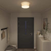 Lampada da soffitto VidaXL con faretti tessuto bianco 30 x 30 x 13,5 cm