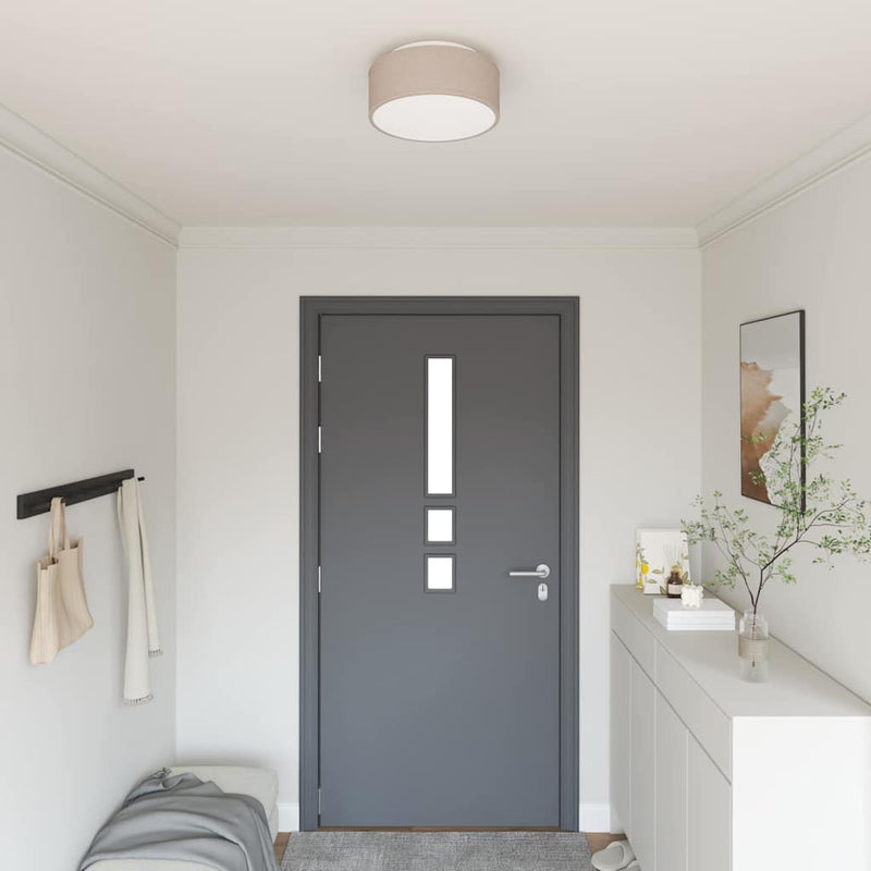 Lampada da soffitto Vidaxx con faretti tessuto tortora 30 x 30 x 13,5 cm
