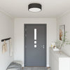 Lampada da soffitto VidaXL con faretti tessuto nero 38 x 38 x 13,5 cm
