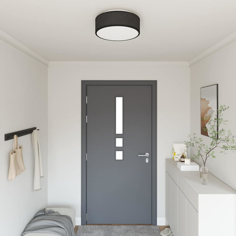 Lampada da soffitto VidaXL con faretti tessuto nero 38 x 38 x 13,5 cm