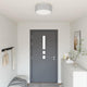 Lampada da soffitto Vidaxx con faretti tessuto grigio 38 x 38 x 13,5 cm