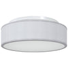 Vidaxl plafonnière met schijnwerpers grijs 38 x 38 x 13,5 cm stof