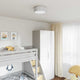 Lampada da soffitto Vidaxx con faretti tessuto grigio 30 x 30 x 13,5 cm