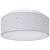 Lampada da soffitto Vidaxx con faretti tessuto grigio 30 x 30 x 13,5 cm