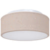 Lampada da soffitto Vidaxx con faretti tessuto tortora 30 x 30 x 13,5 cm