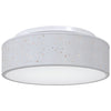 Lampada da soffitto Vidaxx con faretti tessuto grigio 38 x 38 x 13,5 cm