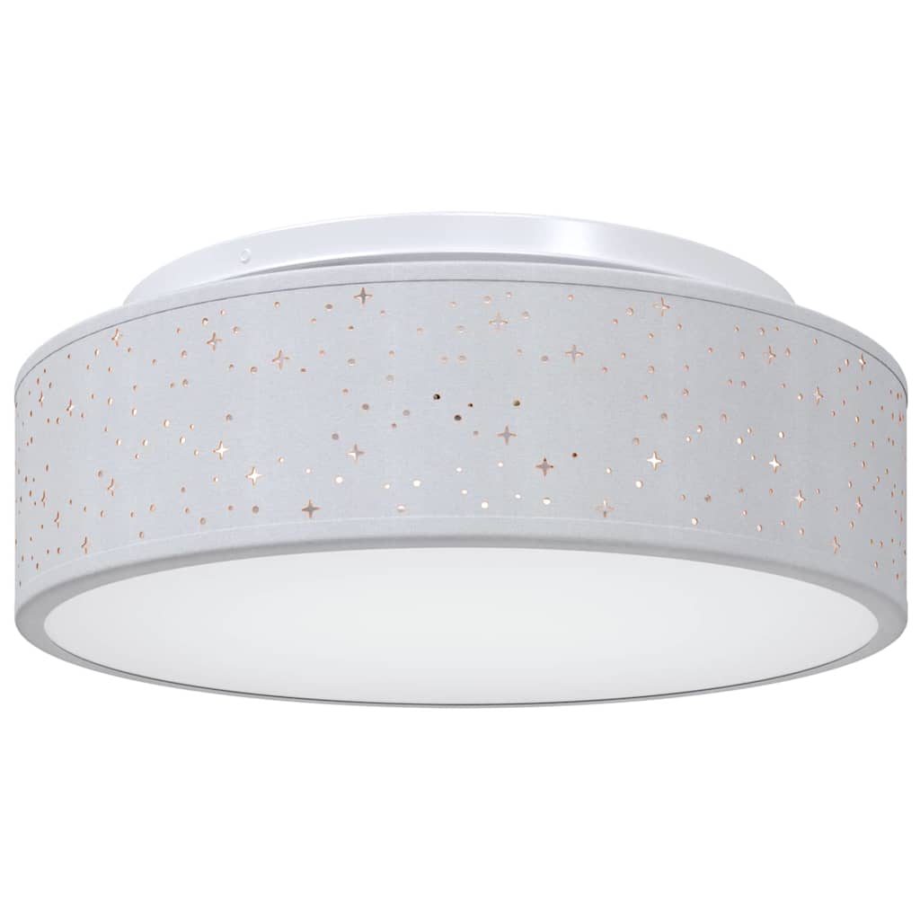 Lampada da soffitto Vidaxx con faretti tessuto grigio 38 x 38 x 13,5 cm