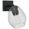 Faretto da soffitto Vidaxx nero 13 x 13 x 26 cm in vetro e metallo