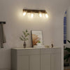 Faretto da soffitto Vidaxx nero 73,5 x 13 x 26 cm in vetro e metallo