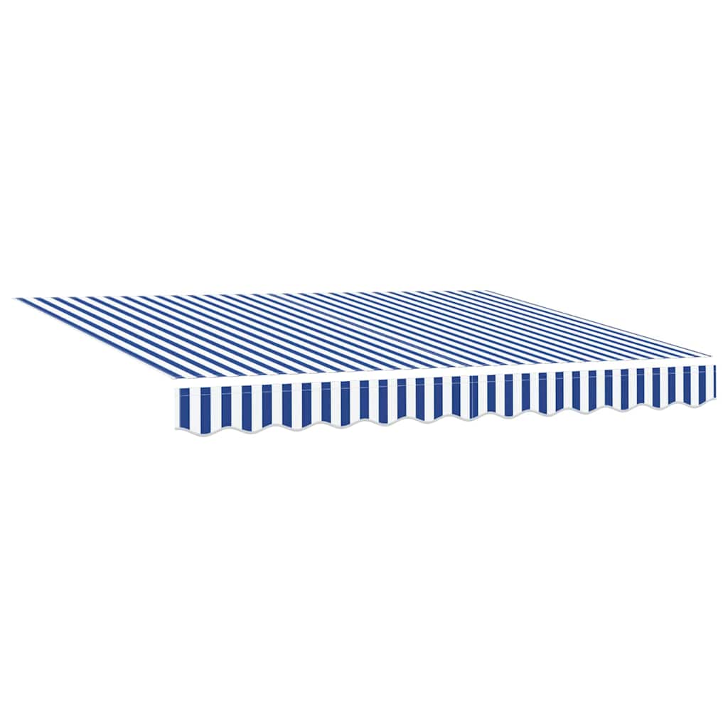 Telo di ricambio Vidaxx per tenda da sole blu e bianco 280 x 195 cm