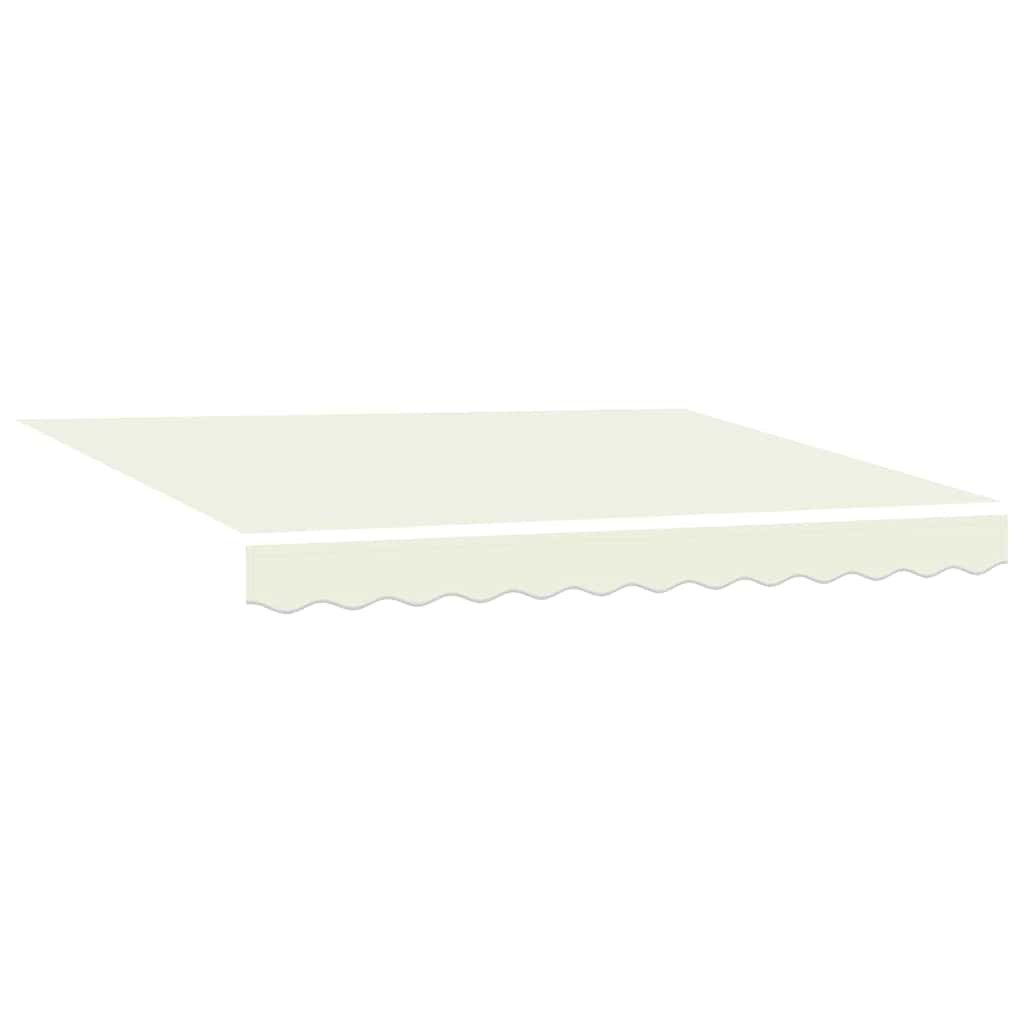Vidaxl vervangingsdoek voor zonnescherm crème 280 x 195 cm polyester