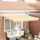 Telo di ricambio Vidaxx per tenda da sole giallo e bianco 235 x 195 cm