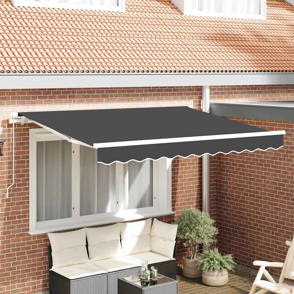 Telo di ricambio Vidaxx per tenda da sole antracite 330 x 195 cm