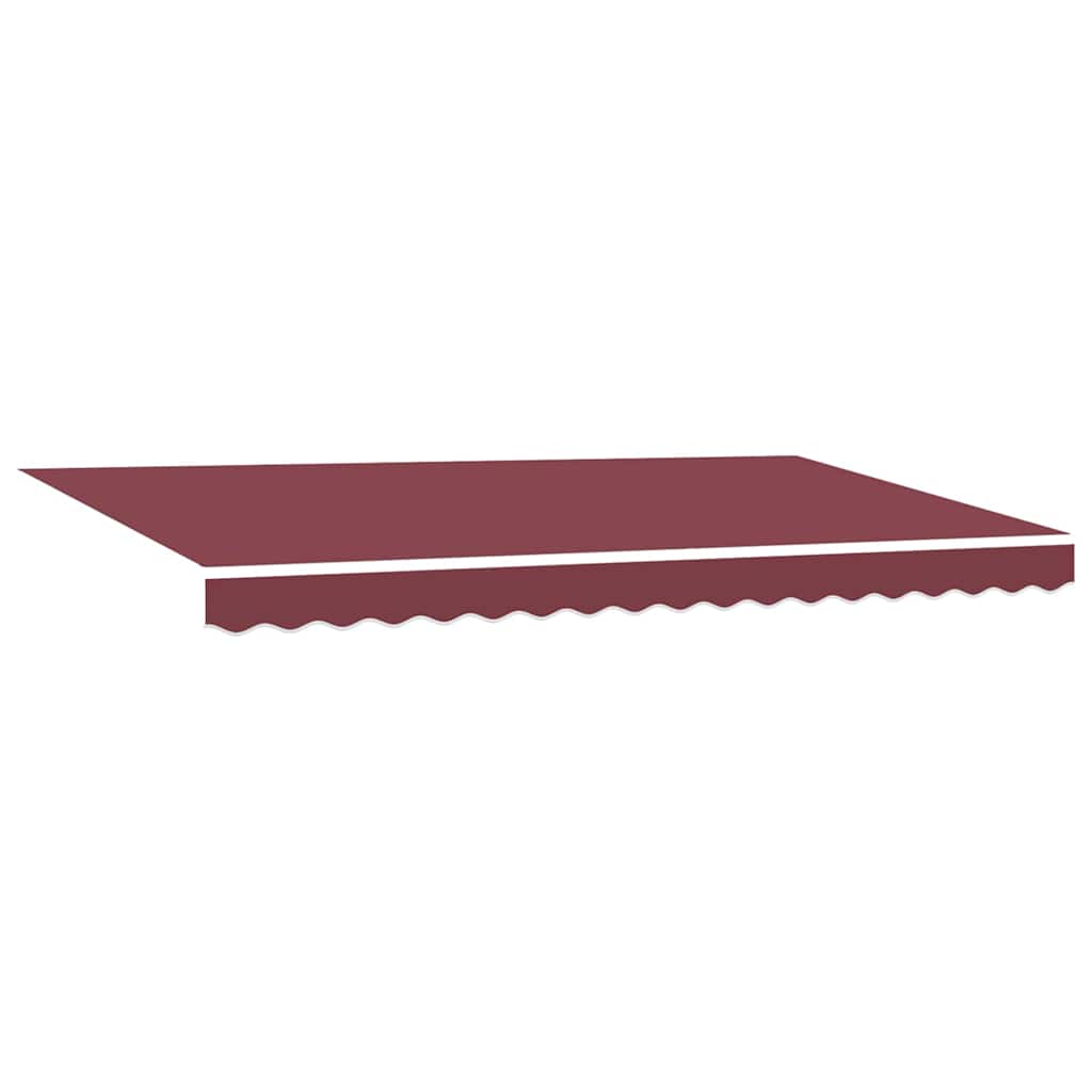 Vidaxx tela de repuesto para toldo rojo burdeos 380 x 195 cm
