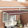 Telo di ricambio Vidaxx per tenda da sole marrone 330 x 195 cm in poliestere