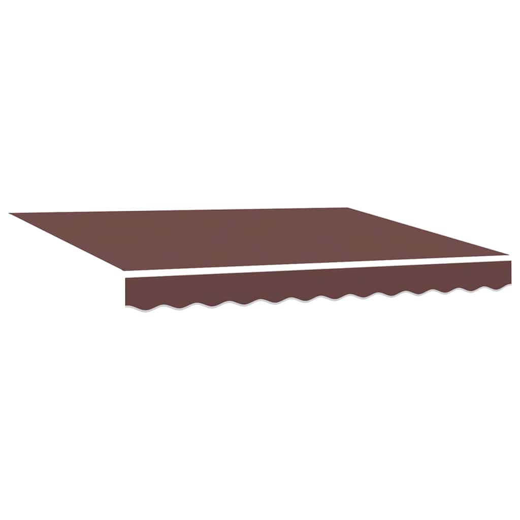 Telo di ricambio Vidaxx per tenda da sole marrone 330 x 195 cm in poliestere