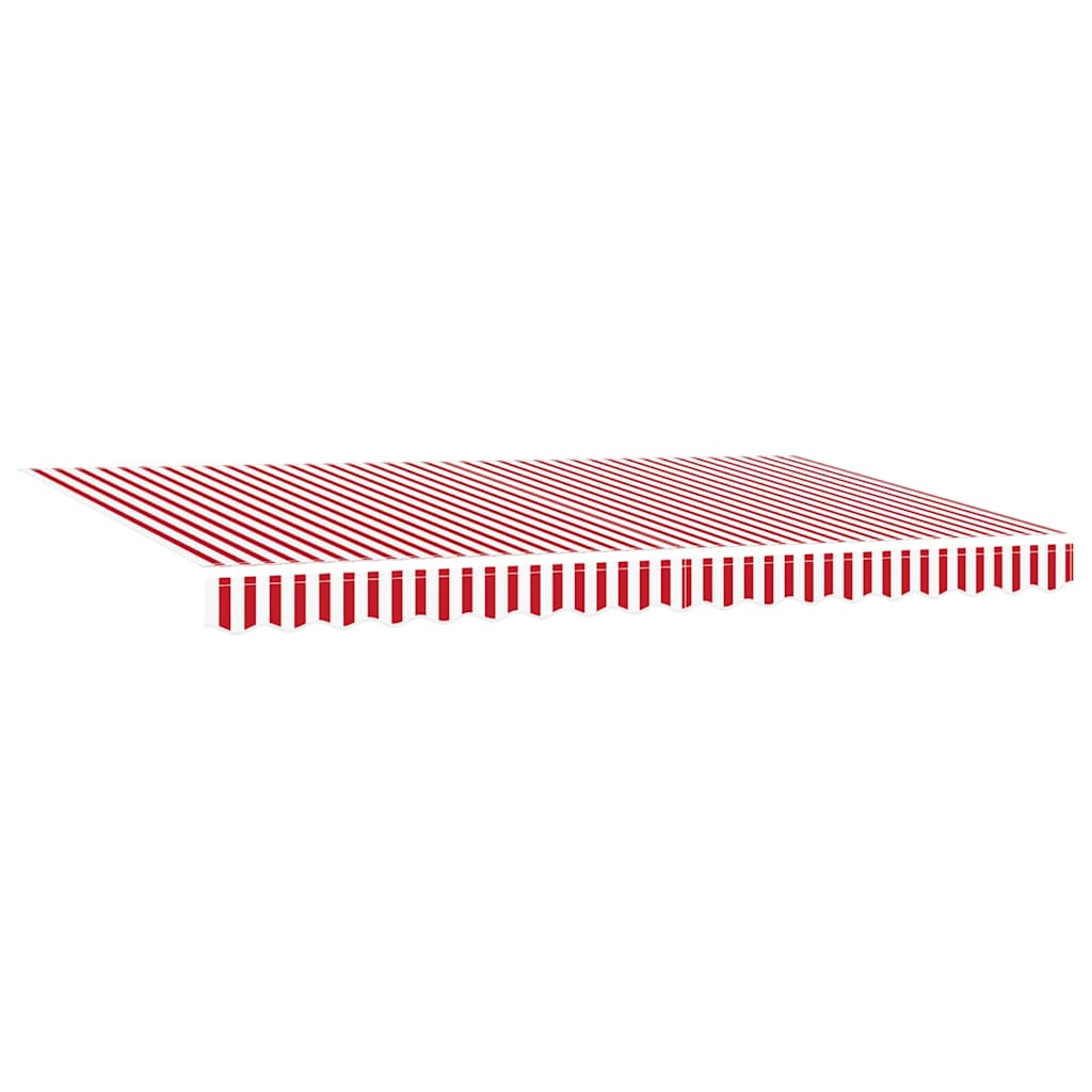 Telo di ricambio Vidaxx per tenda da sole rosso e bianco 380 x 195 cm