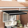 Vidaxl vervangingsdoek voor zonnescherm zwart 330 x 245 cm polyester