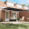 Telo di ricambio Vidaxx per tenda da sole nero 430 x 295 cm in poliestere