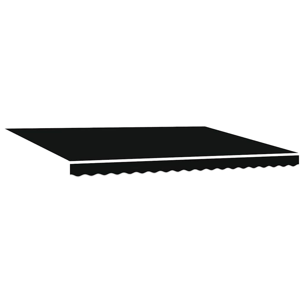 Telo di ricambio Vidaxx per tenda da sole nero 430 x 295 cm in poliestere