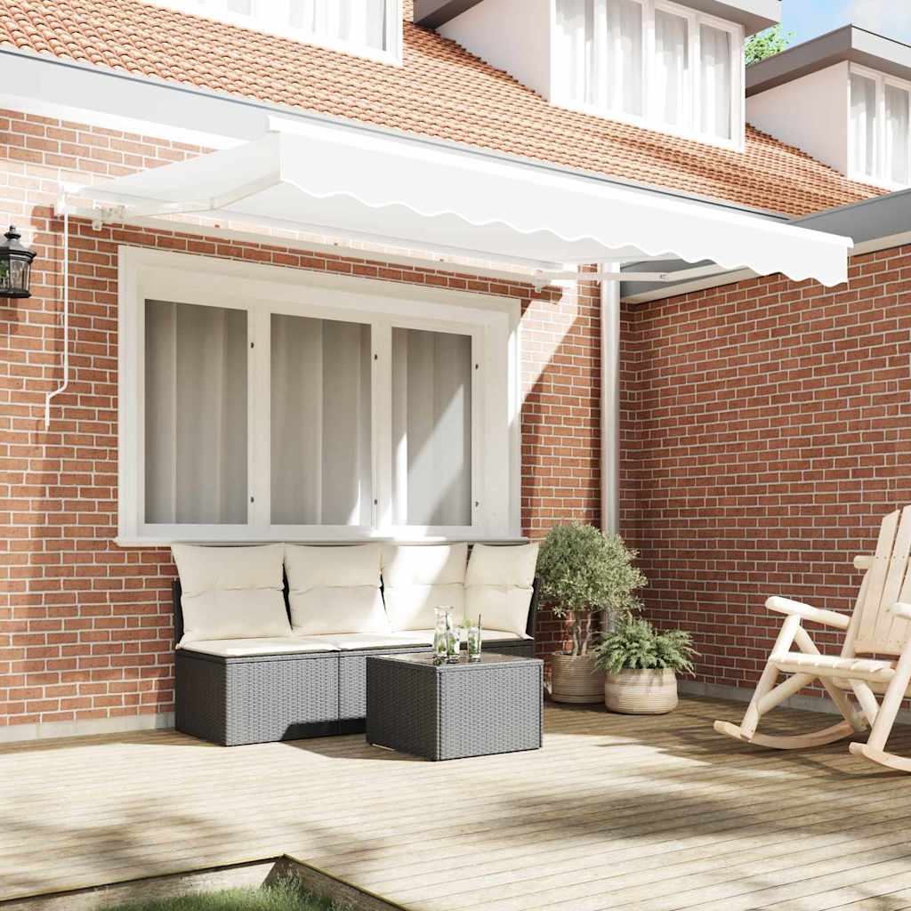 Vidaxl vervangingsdoek voor zonnescherm wit 280 x 245 cm polyester