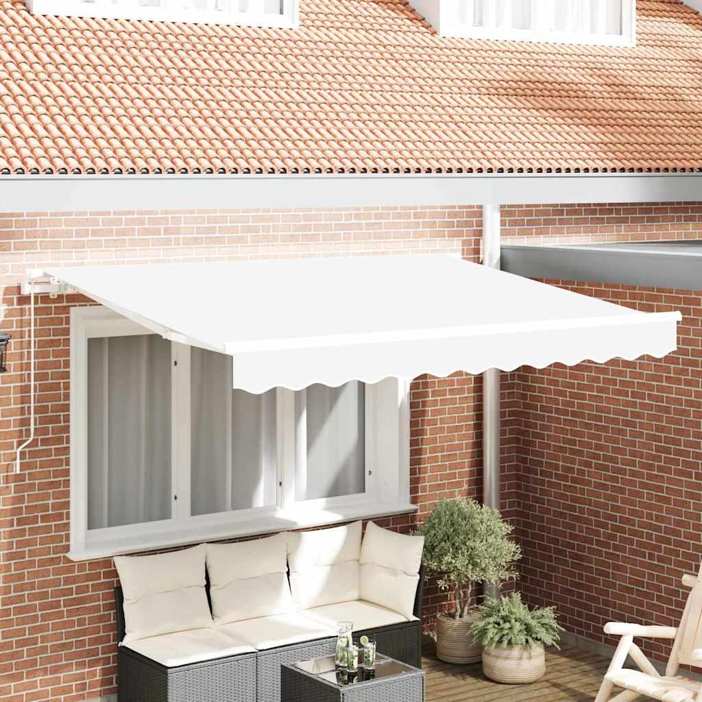 Vidaxx tela de repuesto para toldo blanco 330 x 245 cm poliéster